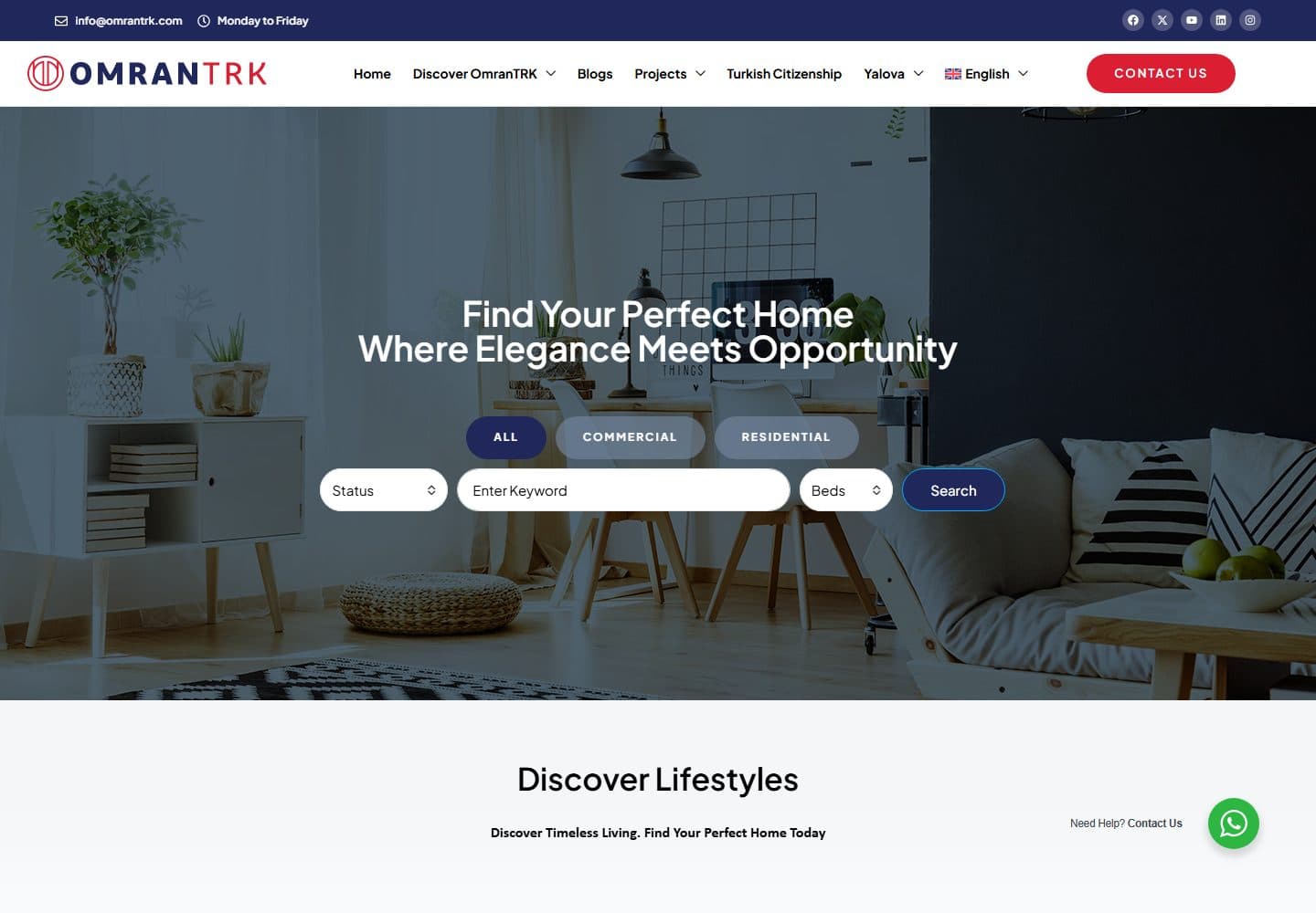 OmranTrk — Real estate & investment platform